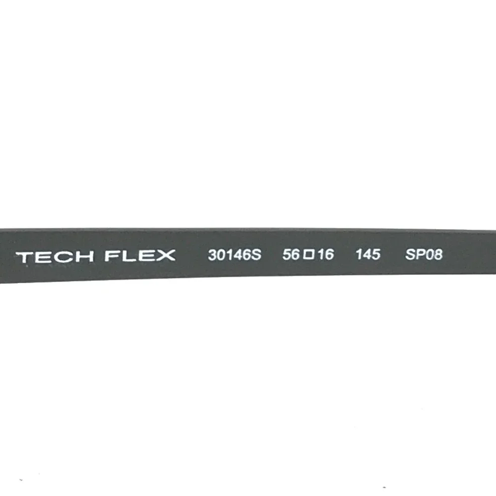 Tech Flex Eyeglasses Frames 30146S SP08 Gunmetal Gray Blue Rimless 56-16-145